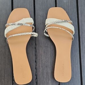 Reformation Katrina Strappy Slide Sandals Size 8.5